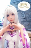 sexy cosplay -  Emilia Swimsuit