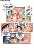 doujinshi hentai - The Shipwrecked Deserted Island Incident (One Piece)