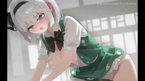 konpaku-youmu-2-touhou project-henkawa-161124